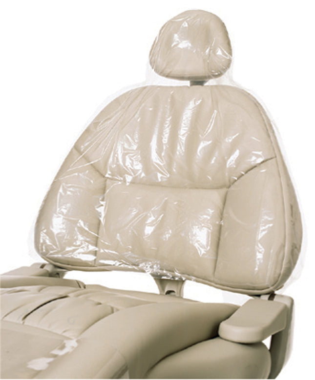 Mydent | Half Chair Sleeve 27.5" x 24" Clear, 225/bx, 3 bx/cs | BF-4000