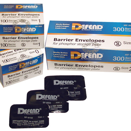 Mydent | Phosphor Plate Barrier Envelopes Size 0, 100/bx | BF-8700