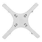 SurgiMac Boon Bracket Positioning Gauge, Orthodontic Positioning Tool, Stainless Steel, Pro Series, 1/Pk