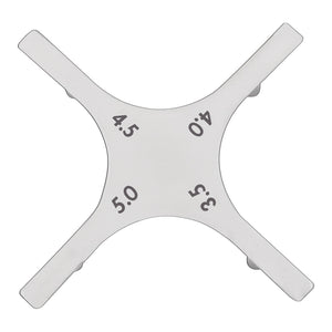 SurgiMac Boon Bracket Positioning Gauge, Orthodontic Positioning Tool, Stainless Steel, Pro Series, 1/Pk