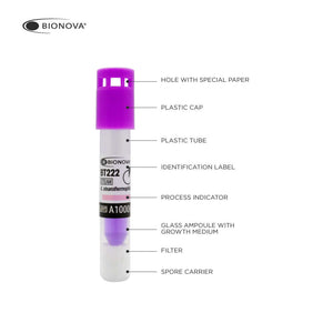 Fluorescence SCBI For Steam, 60°C (1h), 50/Bx BT222