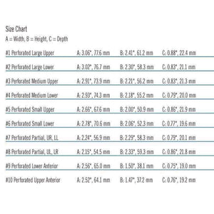 BoTraysÂ® Disposable Impression Trays 12/bag | SurgiMac Dental Supply