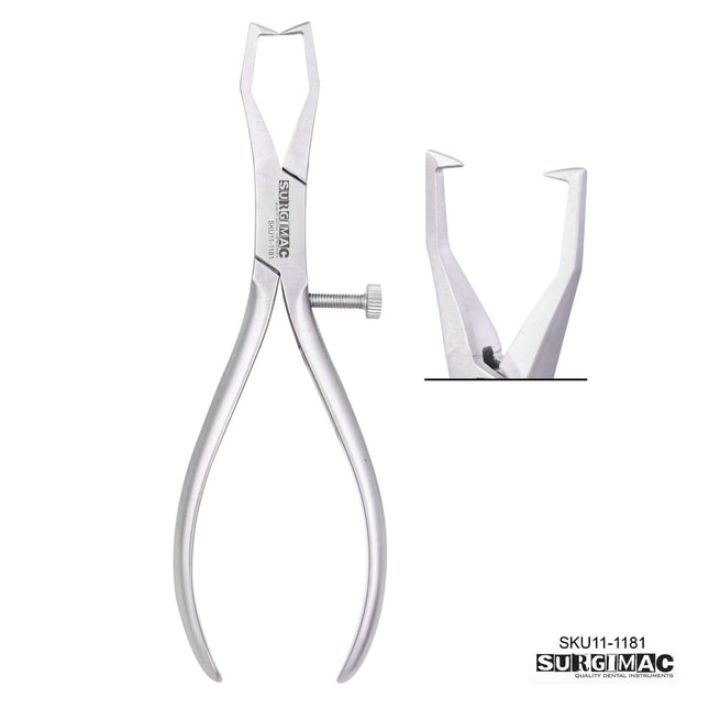 SurgiMac Baade Crown and Band Removing Pliers, Stainless Steel, Air Series, 1/Pk 11-1181