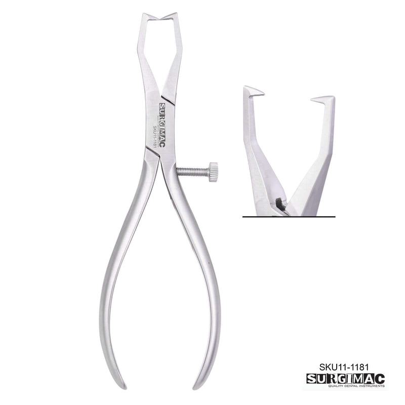 SurgiMac Baade Crown and Band Removing Pliers, Stainless Steel, Air Series, 1/Pk 11-1181