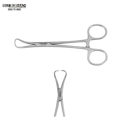 SurgiMac 5" Backhaus Towel Clamp, Stainless Steel, Pro Series, 1/Pk