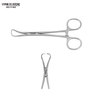 SurgiMac 5" Backhaus Towel Clamp, Stainless Steel, Pro Series, 1/Pk | SurgiMac Dental Supply