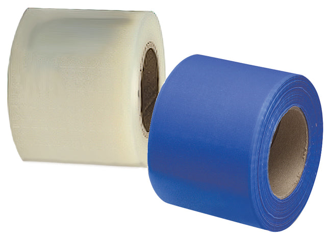 Mydent | Barrier Film w/ Non-Stick Edge, Blue, 4" x 6" Sheets, 1200/roll (No Box), 12 rolls/cs | BF-2600