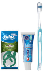 Procter & Gamble | Oral-B Indicator Toothbrush (35 soft); Crest PRO-HEALTH Clean Mint Toothpaste (.85 oz); Oral-B Glide Plus Scope Outlast Floss Picks, (3-pack Sachet) | 80725938-1