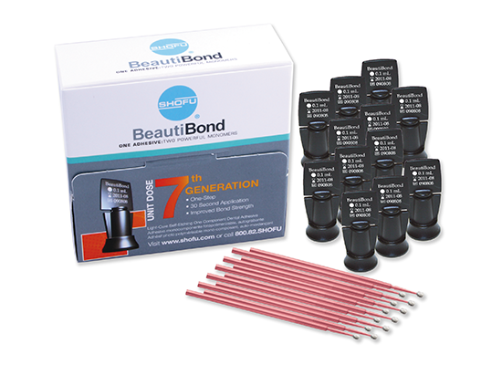 Shofu Dental | Beautibond, 1 Six ml Bottle, 50 Microbrush Tips, 25 V-Dishes And Instructions | 1781