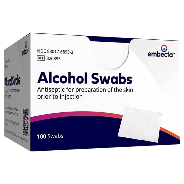 Embecta Alcohol Prep Pad Isopropyl Alcohol Individual Packet