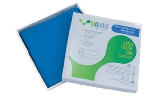 Biodam 6”x 6“ Latex Dental Dam Package of 36