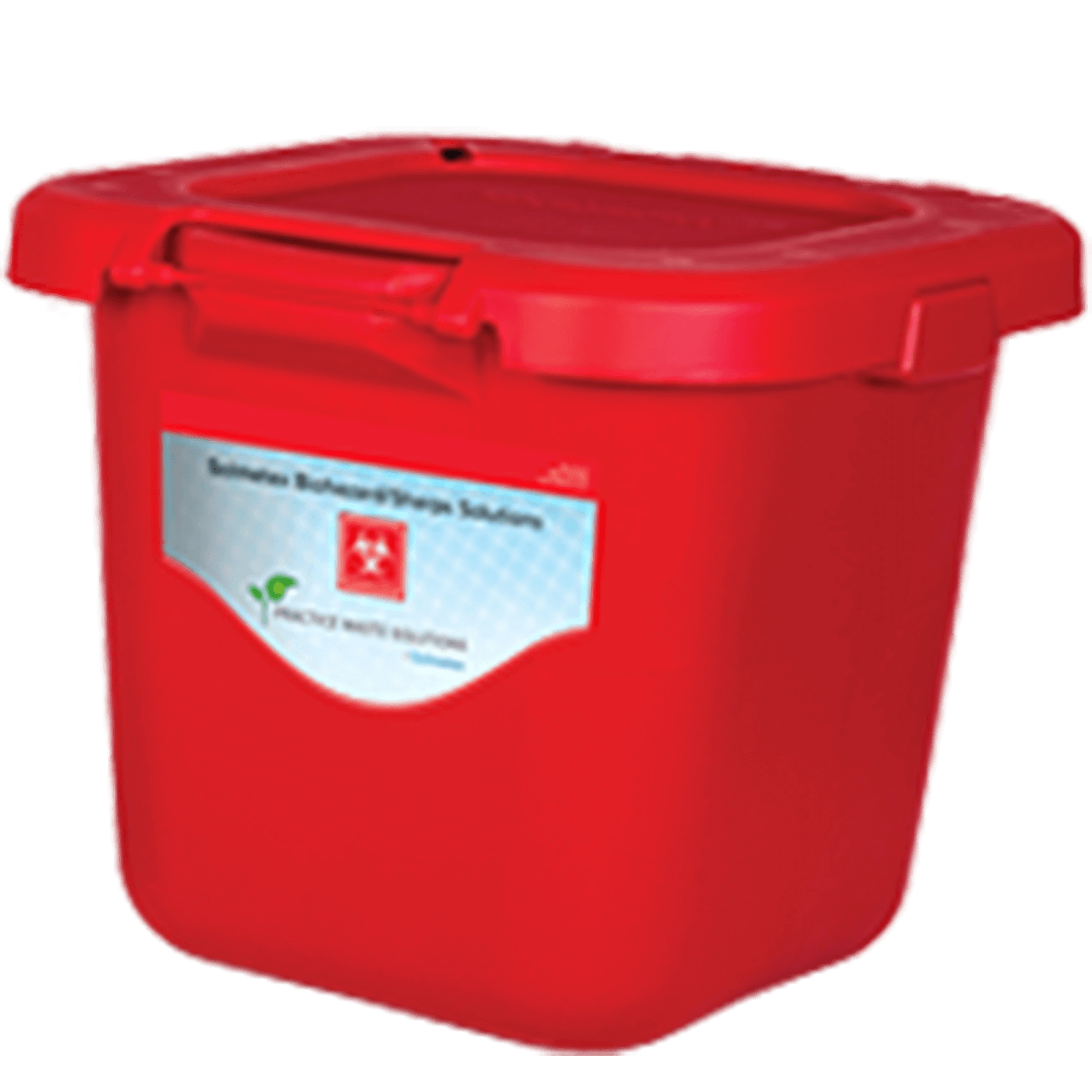 Solmetex Biohazard & Sharps Container Disposal - Red, 20 Gallon with Lid | SurgiMac Dental Supply