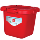 Solmetex Biohazard & Sharps Container Disposal - Red, 20 Gallon with Lid | SurgiMac Dental Supply
