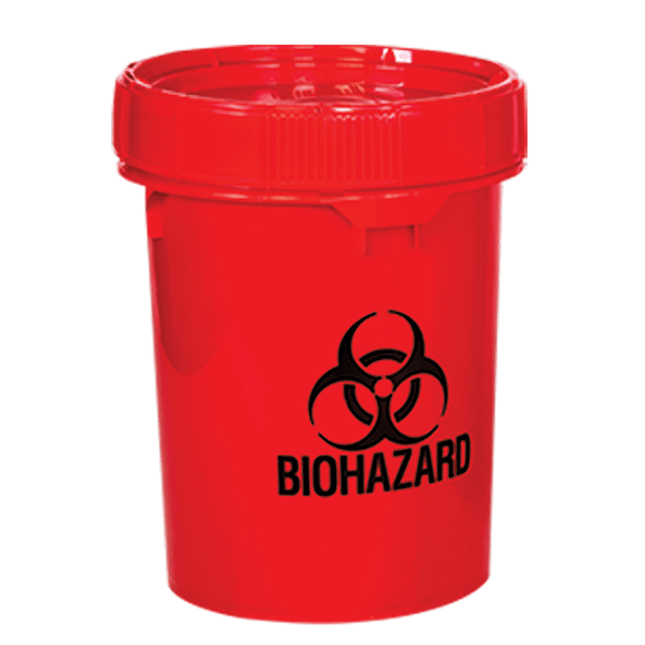 Solmetex Bio-Hazard Container 5 Gallon | SurgiMac Dental Supply