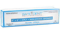Safe-Dent Sponges 2" x 2" 4-ply Non-Woven Non-Sterile, 5000/Case | SurgiMac Dental Supply