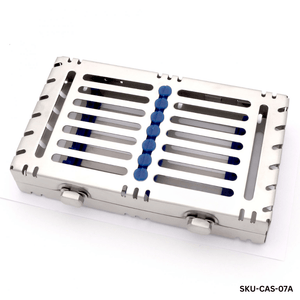 SurgiMac 7 Pcs Instruments Cassette, Stainless Steel, Air Series, 1/Pk | SurgiMac Dental Supply