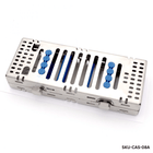 SurgiMac 8 Pcs Instruments Cassette, Stainless Steel, Air Series, 1/Pk | SurgiMac Dental Supply