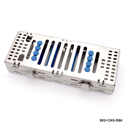 SurgiMac 8 Pcs Instruments Cassette, Stainless Steel, Air Series, 1/Pk