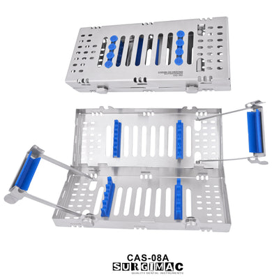 SurgiMac 8 Pcs Instruments Cassette, Stainless Steel, Air Series, 1/Pk