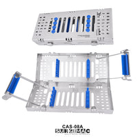 SurgiMac 8 Pcs Instruments Cassette, Stainless Steel, Air Series, 1/Pk