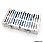 SurgiMac 14 Pcs Instruments Cassette, Stainless Steel, Air Series, 1/Pk | SurgiMac Dental Supply