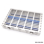 SurgiMac 20 Pcs Instruments Cassette, Stainless Steel, Air Series, 1/Pk | SurgiMac Dental Supply