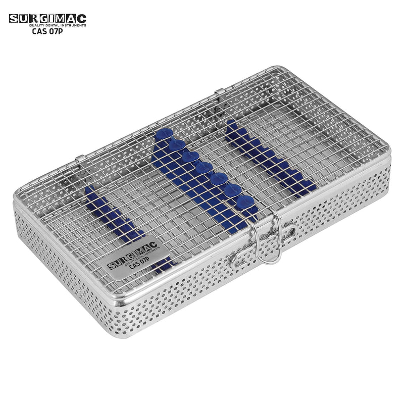 SurgiMac Instruments Cassette, Medium, 7 Instruments, Stainless Steel, Eco Series, 1/Pk | SurgiMac Dental Supply