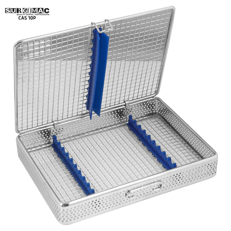 SurgiMac Instruments Cassette, Large, 10 Instruments, Stainless Steel, Eco Series, 1/Pk | SurgiMac Dental Supply