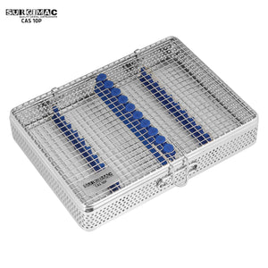 SurgiMac Instruments Cassette, Large, 10 Instruments, Stainless Steel, Eco Series, 1/Pk | SurgiMac Dental Supply