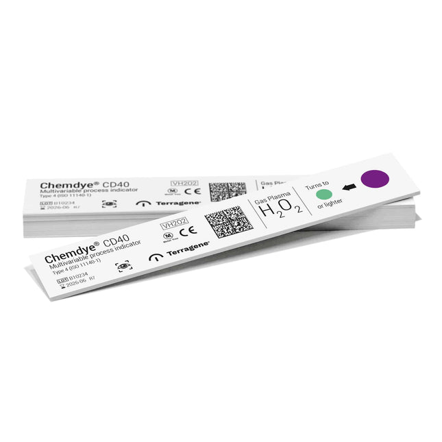 Terragene | Multivariable Process Indicator Strip, Type 4 For Plasma Or Vaporized Hydrogen Peroxide | CD40