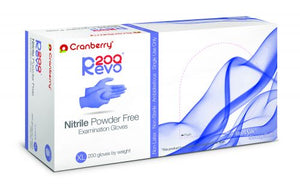 R200 Nitrile Gloves: SMALL Powder Free, Blue, Rolled Beaded Cuff, Finger | SurgiMac Dental Supply