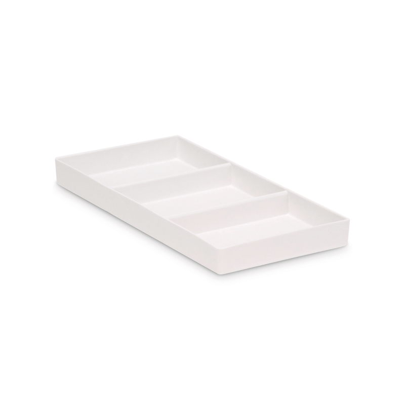 17 cabinet tray - hand instruments organizer with deep well | SurgiMac Dental Supply