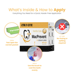 SurgiMac 5% Sodium Fluoride Varnish with TCP, Vanilla, 0.4ml unit, MacPrevent | SurgiMac Dental Supply