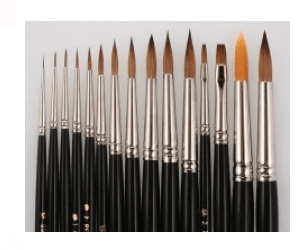 Natural Kolinsky Brushes | SurgiMac Dental Supply