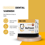 SurgiMac 5% Sodium Fluoride Varnish with TCP, Caramel, 0.4ml unit, MacPrevent | SurgiMac Dental Supply