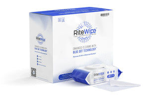 RiteWipe Dental Handpiece Cleaning Wipes 5" x 7", 100 wipes | SurgiMac Dental Supply