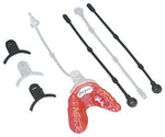 Mouthguard Straps Clear or Black 12 or 25/pk | SurgiMac Dental Supply
