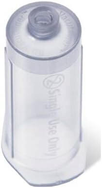 BD Vacutainer Tube Holder for 13mm & 16mm Tubes, Clear, Standard Size, Single Use, 250 Pack 364815-BX