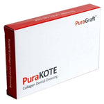PuraKOTE Collagen Wound Dressing, 0.75" x 1.5" (2 cm x 4 cm), Box of 10 | SurgiMac Dental Supply