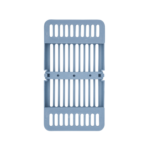 Compact Cassette Blue 4" x 7" x 5/8", Multi-Instrument Sterilization, Holds 8 | SurgiMac Dental Supply