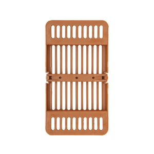 Compact Cassette Blue 4" x 7" x 5/8", Multi-Instrument Sterilization, Holds 8 | SurgiMac Dental Supply