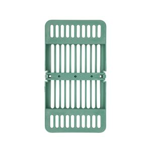 Compact Cassette Blue 4" x 7" x 5/8", Multi-Instrument Sterilization, Holds 8 | SurgiMac Dental Supply