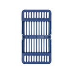 Compact Cassette Blue 4" x 7" x 5/8", Multi-Instrument Sterilization, Holds 8 | SurgiMac Dental Supply
