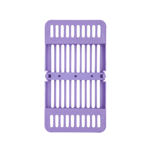 Compact Cassette Blue 4" x 7" x 5/8", Multi-Instrument Sterilization, Holds 8 | SurgiMac Dental Supply