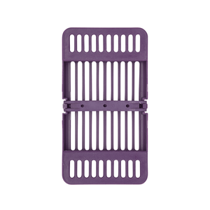 Compact Cassette Blue 4" x 7" x 5/8", Multi-Instrument Sterilization, Holds 8 | SurgiMac Dental Supply