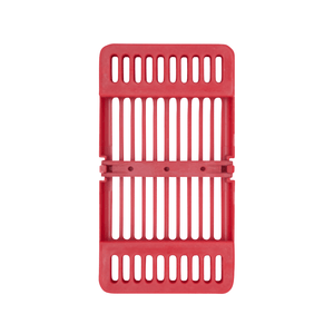 Compact Cassette Blue 4" x 7" x 5/8", Multi-Instrument Sterilization, Holds 8 | SurgiMac Dental Supply