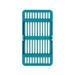 Compact Cassette Blue 4" x 7" x 5/8", Multi-Instrument Sterilization, Holds 8 | SurgiMac Dental Supply