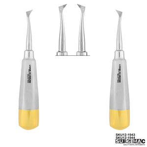 Cryer #44 and #45 Root Elevators, Gold - Set of Left & Right, Stainless Steel, Air Series 12-1943 and 12-1944