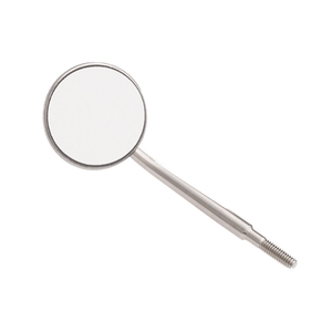 Crystal HD Mouth Mirror Head - #4 (22mm dia.) Cone Socket Stainless Steel | SurgiMac Dental Supply