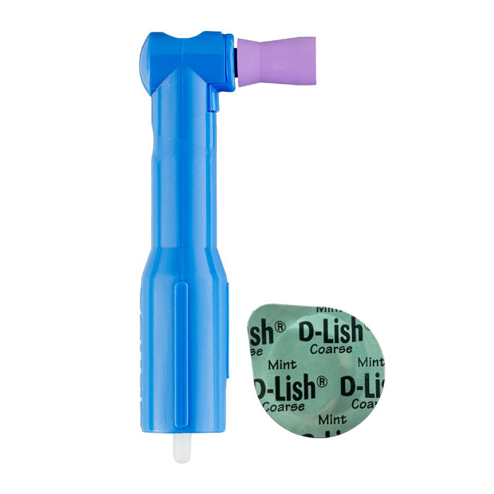 D-Lish Ez Pak Classic Disposable Prophy Angle with Soft Purple LF Petite Web 321210